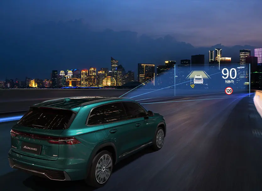 HUD trên Geely Monjaro HUD trên Geely Monjaro